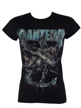 Pantera Vintage Rider Cowboys From Hell LG T-Shirt